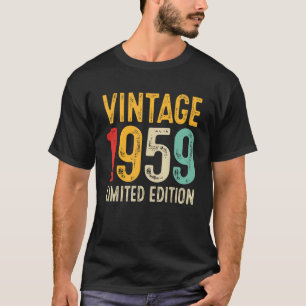 63rd Birthday 63 Years Old Vintage 1959 T-Shirt