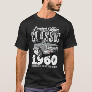 63rd birthday Vintage Classic Car 1960 B day 63 ye T-Shirt