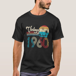 63rd Birthday Women Men Shirt 63 Years Old 1960 Bi