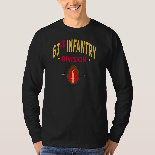 63rd Infantry Division - US Military Long T-Shirt (Front)