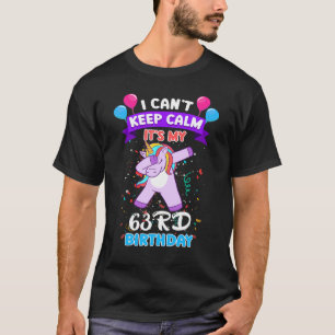 63th Birthday Unicorn For 63 Years Old Women At A T-Shirt
