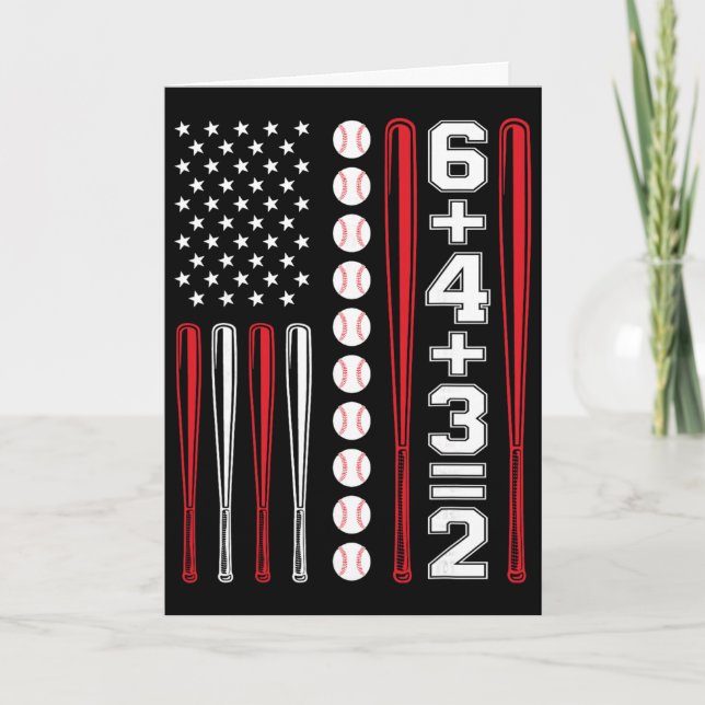 643 Sell Math Double Play Funny Patriotic American Card (Front)