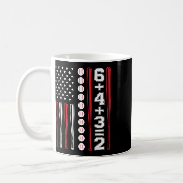 643 Sell Math Player Pitcher Boys Funny American F Coffee Mug (Left)