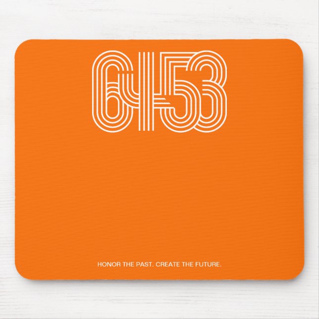 6453 HONOR THE PAST Mousepad (Front)