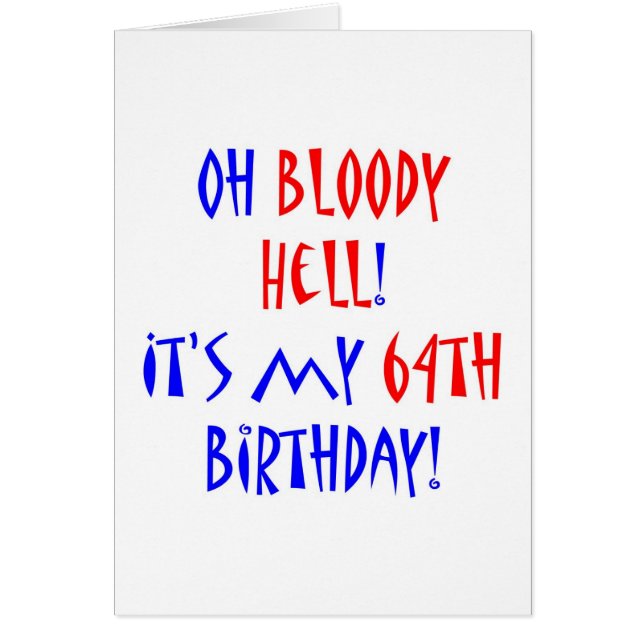 64 Bloody Hell (Front)