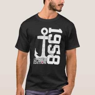 64 Year Capacity 1958 Sailor 64th Birthday T-Shirt