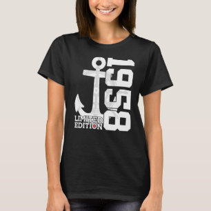 64 Year Capacity 1958 Sailor 64th Birthday T-Shirt