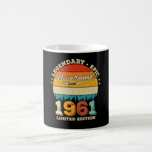 64 Year Old Bday 1961 Awesome 64th Birthday Gift Coffee Mug