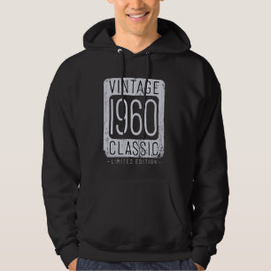 64 Years Old Vintage 1960 64th Birthday Decoration Hoodie