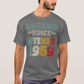 64 Years OldSince November 1959 64th Birthday T-Shirt