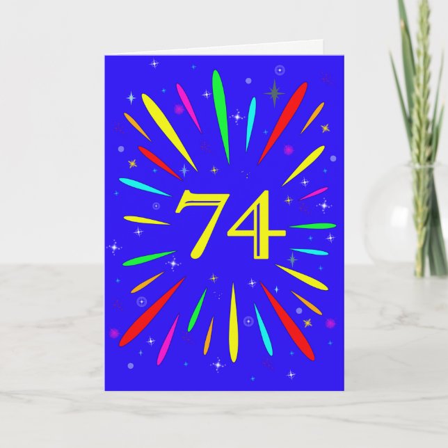 64th Birthday Explosion Card (Front)
