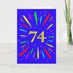 64th Birthday Explosion Card