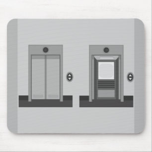 6511Building Elevator Mouse Pad