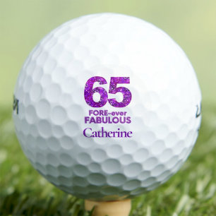 65 FORE-ever Fabulous Gift for Aunt – Floral Style Golf Balls