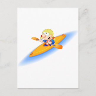 65_girl_paddler postcard