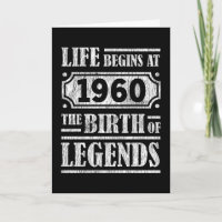 65 Year Old 1960 Birth Of Legend 65th Birthday