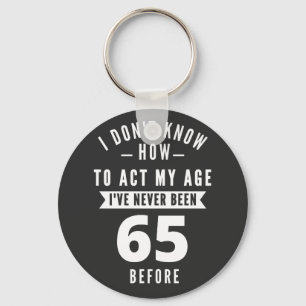 65 Year Old Gift 65th Birthday Gift Ideas Key Ring