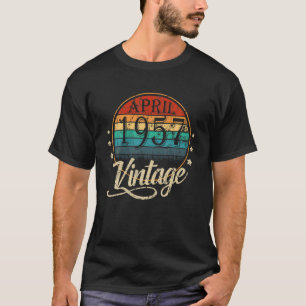 65 Year Old Gifts April 1957 Limited Edition 65Th T-Shirt