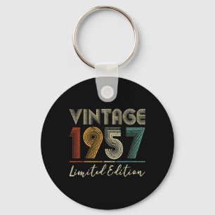 65 Year Old Gifts Vintage 1957 Limited Edition 65t Key Ring