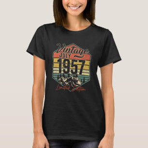 65 Year Old Vintage July 1957 T-Shirt