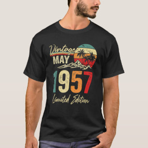65 Year Old Vintage May 1957 65th Birthday T-Shirt