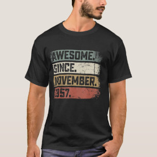 65 Years Old 65th Birthday Awesome Since November T-Shirt