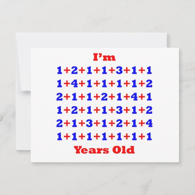 65 Years old! Card (Front)