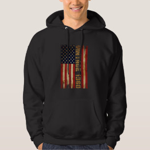 65 Years Old Vintage 1960 American Flag 65th Birth Hoodie