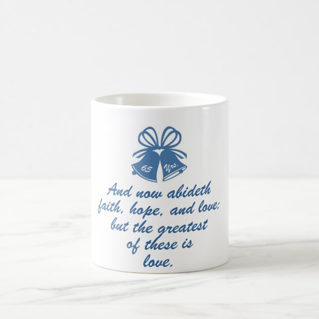 65 Years Wedding Anniversary Coffee Mug (Center)