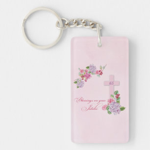 65th Anniversary of Religious Life Catholic Nun Key Ring