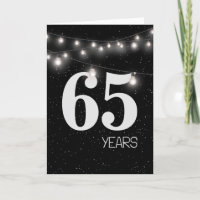 65th Anniversary with Lights and Stars
