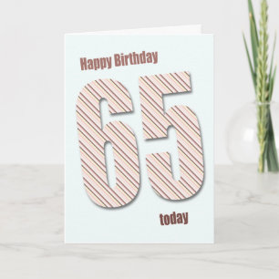 65th birthday card