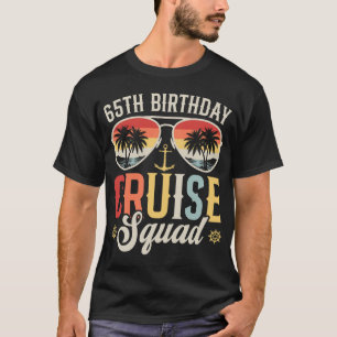 65TH Birthday Cruise Squad Family Matching Men T-Shirt