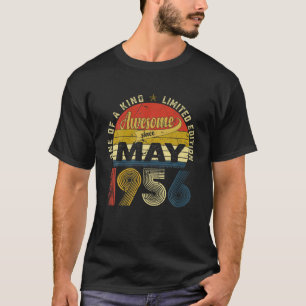 65Th Birthday Decorations May 1956 Men Women 65 Ye T-Shirt