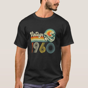 65th Birthday Gifts Vintage Born In 1960 65 Years  T-Shirt