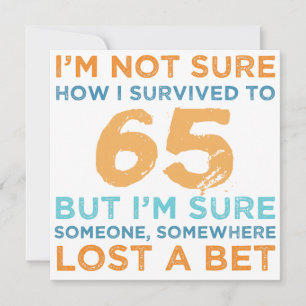65th Birthday Legend Card