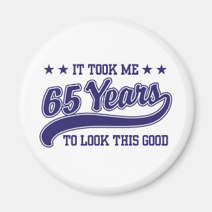 65th Birthday Magnet