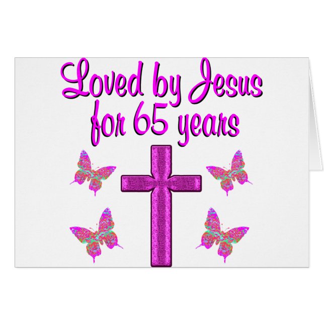 65TH GOD LOVING (Front Horizontal)