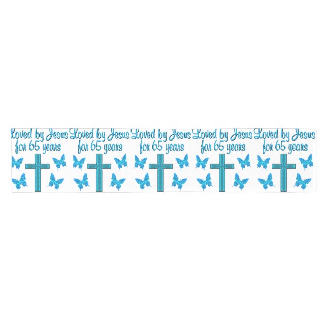 65TH LOVE JESUS SHORT TABLE RUNNER (Horizontal)