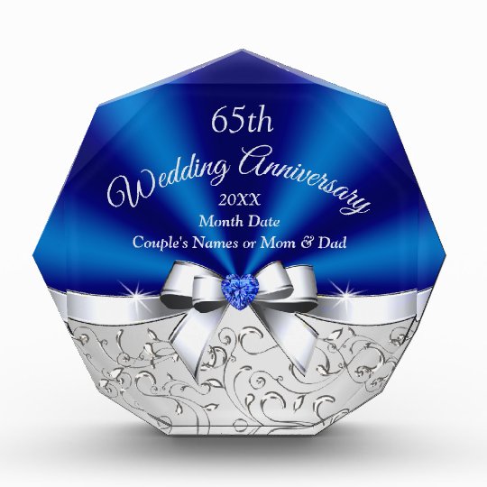 65th wedding anniversary gift ideas for parents