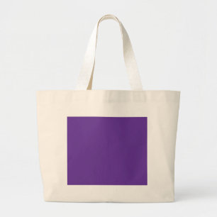 663399 Solid Colour Purple Background Template Large Tote Bag