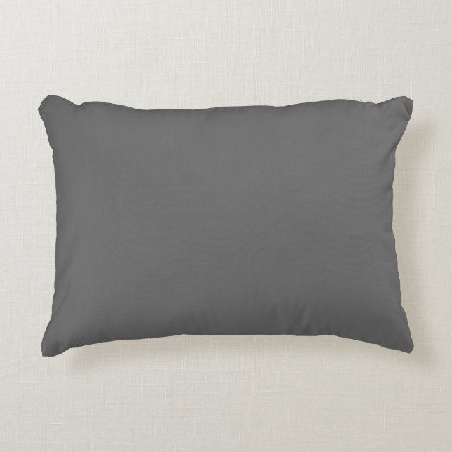 #666666 Hex Code Web Colour Dark Grey Grey Decorative Cushion (Front)