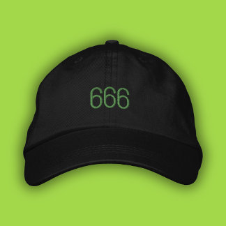 666 Angel Number Green Pop Girl Summer Dad Hat