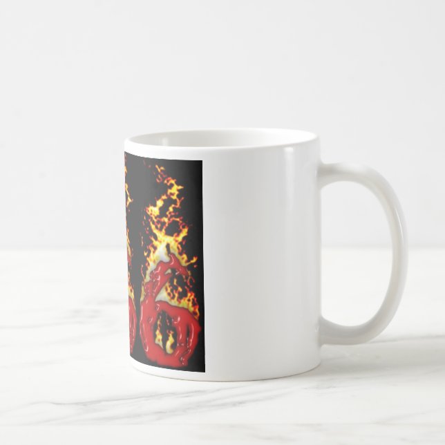 666 Blood & Fire Coffee Mug (Right)