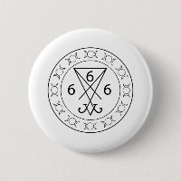 666 Lucifers sigil Black