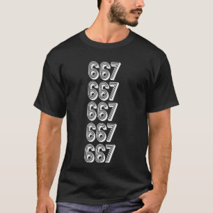 667 Area Code San Jose CA T-Shirt