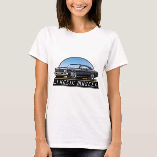 66 Chevelle Black T-Shirt (Front)
