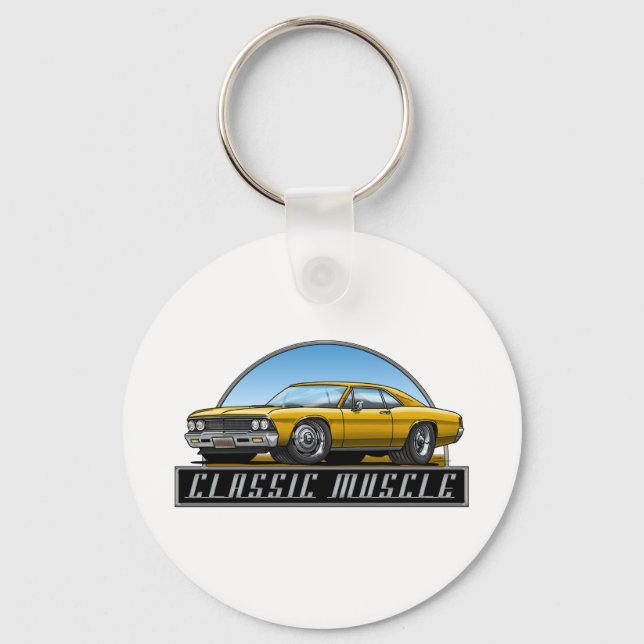 66_Chevelle_Gold Key Ring (Front)