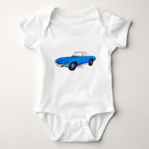 66 Corvette Sting Ray Baby Bodysuit