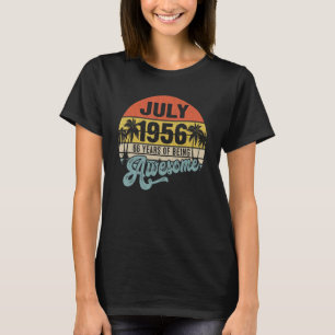 66 Year Old Awesome Since April 1956 66th Birthda T-Shirt